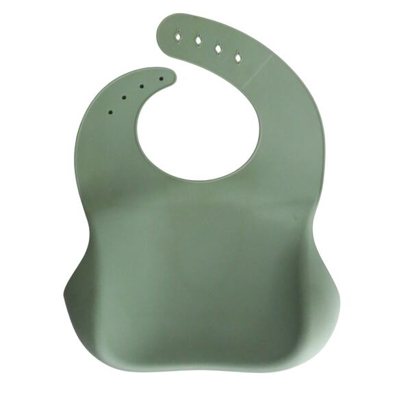 4 Soft Silicone Baby Bibs in Neutral Colors 10-72 Months Unisex. - Picture 8 of 14
